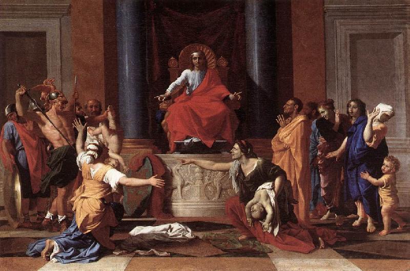 Nicolas Poussin Judgment of Solomon china oil painting image